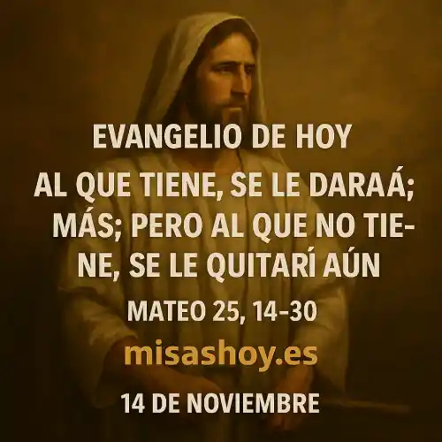 Evangelio de hoy